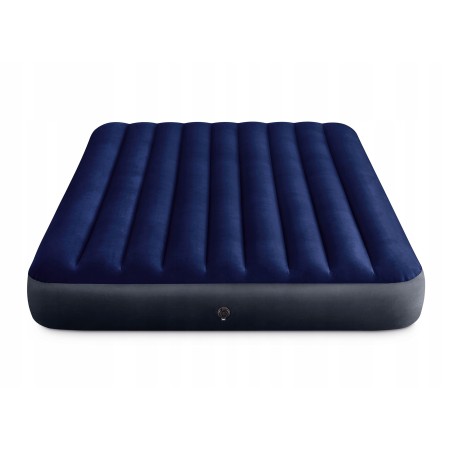 Outlet Materac Dmuchany Dwuosobowy Łóżko z Pompką 203x152x25 Intex + pompka