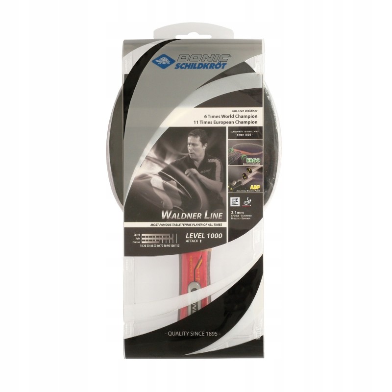 Outlet Rakietka do tenisa stołowego Ping Ponga DONIC WALDNER 1000 Outlet Rakietka do tenisa stołowego Ping Ponga DONIC WALDNER 1000