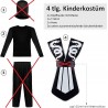 Seawhisper Kostium Ninja dla dzieci, Halloween, kostium chłopca, 98-152