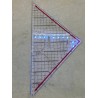 Rumold Trójkąt TZ i geometryczny 1158 32,5 cm przezroczyste do szkoły