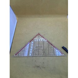 Rumold Trójkąt TZ i geometryczny 1158 32,5 cm przezroczyste do szkoły
