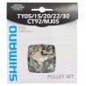 Outlet Komplet Kółek Shimano do przerzutki 5 6 7-rzędowej 10T RDTY22/30