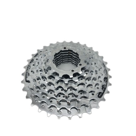 Outlet Kaseta do roweru SHIMANO 7 rzędów wymiary 16,51 x 15,24 x 6,35 cm