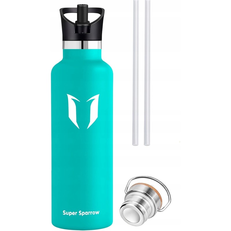 OUTLET TERMOS BUTELKA SUPER SPARROW TURKUSOWA POJEMNOŚĆ 750 ML 2 NAKRĘTKI OUTLET TERMOS BUTELKA SUPER SPARROW TURKUSOWA POJEMNOŚĆ 750 ML 2 NAKRĘTKI