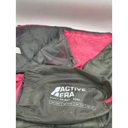 Outlet Active Era Prostokątny śpiwór ultralekki 186 x 75 cm różowo zielony