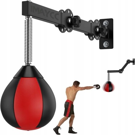 IMAYCC Speed Bag Boxing uchwyt z regulacją wysokości i worek bokserski OPIS