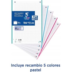 Outlet Segregator Oxford Europeanbinder Polyfoam Turkusowy Binder 4 A4+