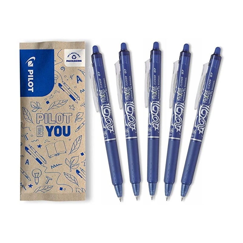 Pióra kulkowe Pilot FLW538424 niebieskie 5 sztuk Pióra kulkowe Pilot FLW538424 niebieskie 5 sztuk