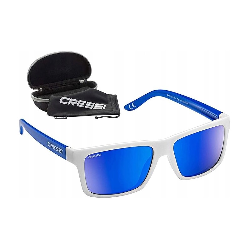 Outlet okulary przeciwsłoneczne Cressi Unisex-Adult Bahia Floating białe