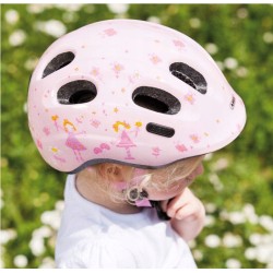 Outlet Kask rowerowy dziecięcy Abus Smiley 2.0 Rose Princess M 50-55cm