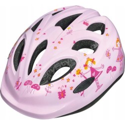 Outlet Kask rowerowy dziecięcy Abus Smiley 2.0 Rose Princess M 50-55cm