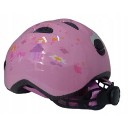 Outlet Kask rowerowy dziecięcy Abus Smiley 2.0 Rose Princess M 50-55cm