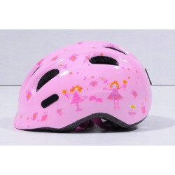 Outlet Kask rowerowy dziecięcy Abus Smiley 2.0 Rose Princess M 50-55cm