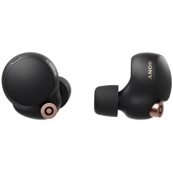 Outlet Słuchawki bezprzewodowe douszne Sony WF-1000XM4 Bluetooth zasięg 10m