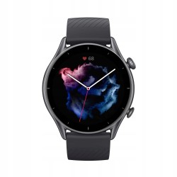 USZKODZONY Smartwatch Amazfit GTR 3 Black czarny ekran 1,39 cali amoled