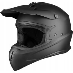 Outlet Favoto Motocross Kask pełnotwarzowy dla dorosłych rozmiar M czarny
