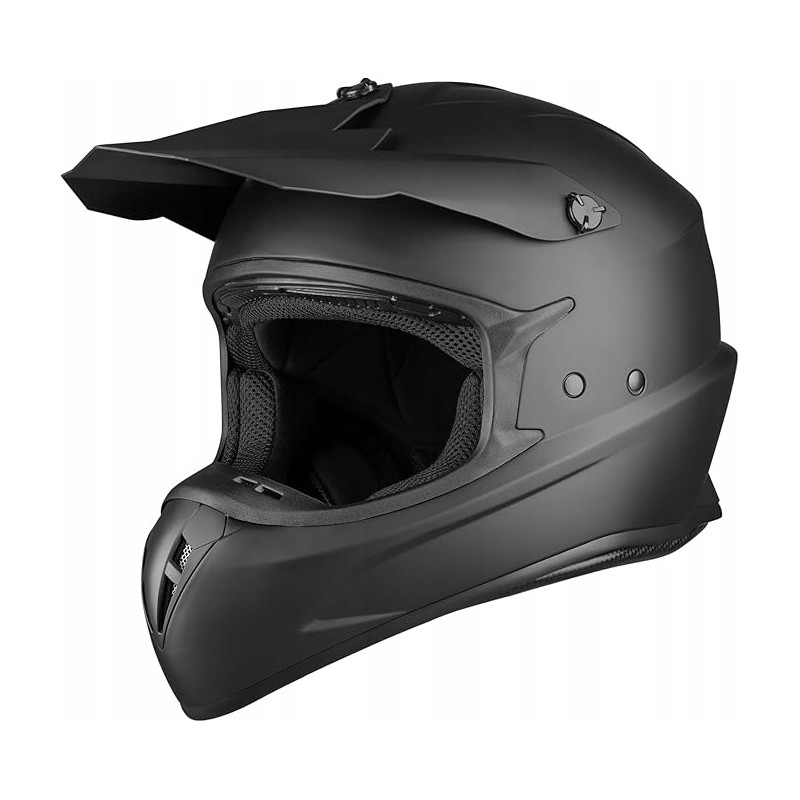 Outlet Favoto Motocross Kask pełnotwarzowy dla dorosłych rozmiar M czarny
