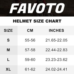 Outlet Favoto Motocross Kask pełnotwarzowy dla dorosłych rozmiar M czarny