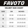 Outlet Favoto Motocross Kask pełnotwarzowy dla dorosłych rozmiar M czarny