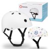 Kask rowerowy dla dzieci Lionelo Helmet biały