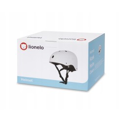 Kask rowerowy dla dzieci Lionelo Helmet biały