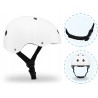 Kask rowerowy dla dzieci Lionelo Helmet biały