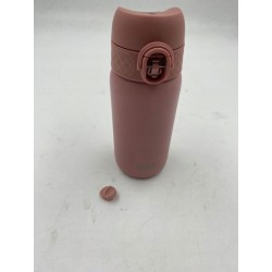 Outlet Bidon butelka na napoje Ion8 400 ml różowa lekka szczelna OPIS