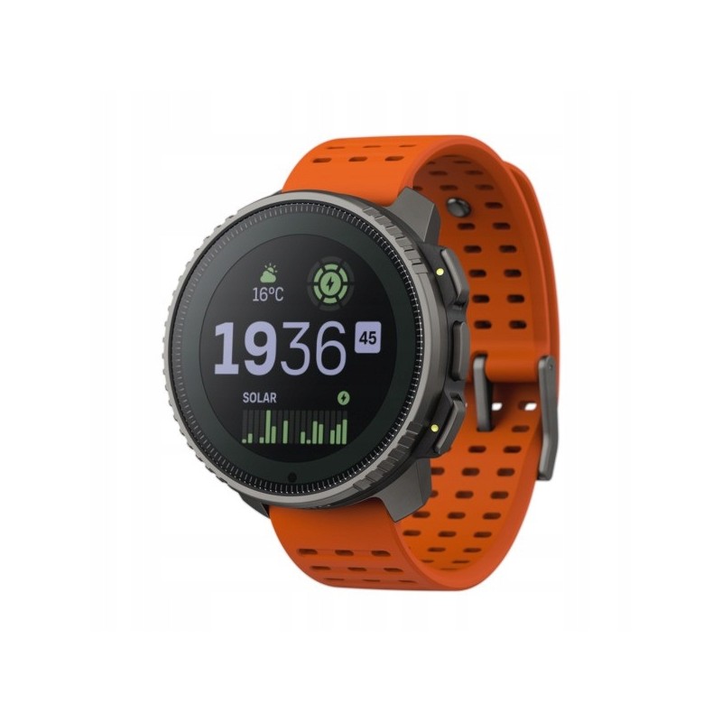 Outlet Zegarek sportowySuunto Vertical Titanium Solar Canyon czerwony OPIS