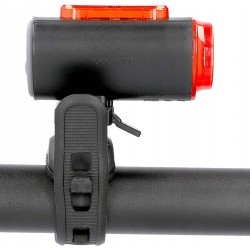 Outlet Oświetlenie rowerowe Fischer 50326 akumulator IP44 6.5x11x18.5 cm