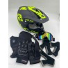 UIGJIOG Motorcross KASK NA MOTOR + RĘKAWICZKI + OKULARY rozmiar 52 - 59cm