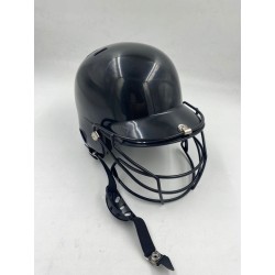 Kask baseballowy z maską na twarz sprzęt ochronny dla dorosłych oddychający
