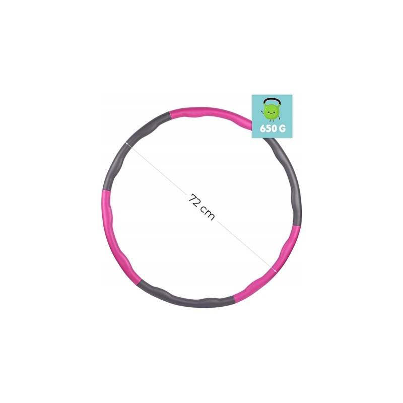 HULA HOP KLEINTOBER PREMIUM DLA DZIECI I DOROSŁYCH DO ĆWICZEŃ ZABAWY 72 CM HULA HOP KLEINTOBER PREMIUM DLA DZIECI I DOROSŁYCH DO ĆWICZEŃ ZABAWY 72 CM