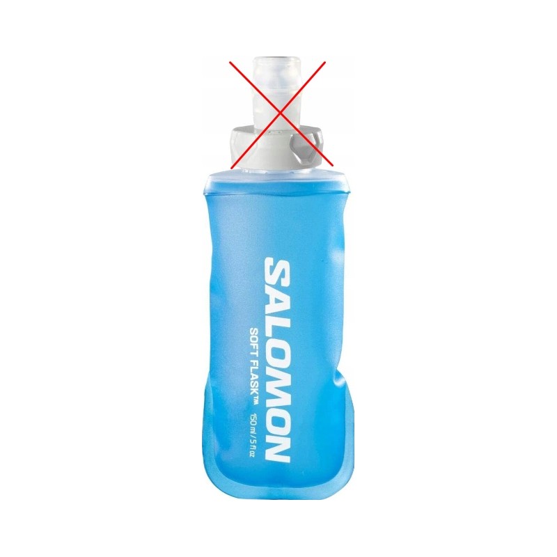 Outlet Bidon Salomon Soft Flask pojemność 150 ml niebieski materiał TPU Outlet Bidon Salomon Soft Flask pojemność 150 ml niebieski materiał TPU
