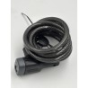 Outlet Zabezpieczenie rowerowe linka Abus Primo 5510K średnica 10 mm