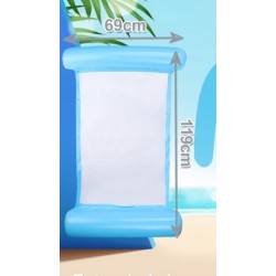 Dusor Materac dmuchany akcesoria do basenu ulepszony materiał 69 cm x119 cm