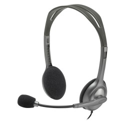 Outlet Słuchawki nauszne Logitech H111 długość przewodu 1.8 m stereo