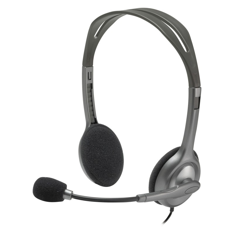 Outlet Słuchawki nauszne Logitech H111 długość przewodu 1.8 m stereo Outlet Słuchawki nauszne Logitech H111 długość przewodu 1.8 m stereo