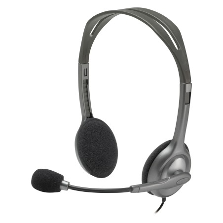 Outlet Słuchawki nauszne Logitech H111 długość przewodu 1.8 m stereo