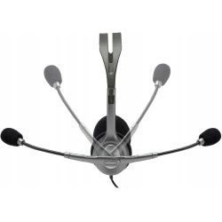 Outlet Słuchawki nauszne Logitech H111 długość przewodu 1.8 m stereo