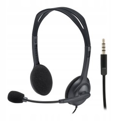 Outlet Słuchawki nauszne Logitech H111 długość przewodu 1.8 m stereo
