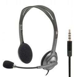 Outlet Słuchawki nauszne Logitech H111 długość przewodu 1.8 m stereo