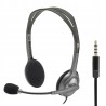 Outlet Słuchawki nauszne Logitech H111 długość przewodu 1.8 m stereo