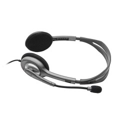 Outlet Słuchawki nauszne Logitech H111 długość przewodu 1.8 m stereo