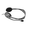 Outlet Słuchawki nauszne Logitech H111 długość przewodu 1.8 m stereo