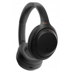 Outlet Słuchawki bezprzewodowe nauszne Sony WH-1000XM4 Bluetooth zasięg 10m