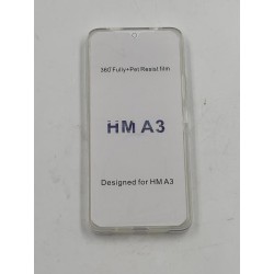 Outlet ETUI DO XIAOMI REDMI A3 4G Bezbarwny ochrona 360 przód + tył TPU
