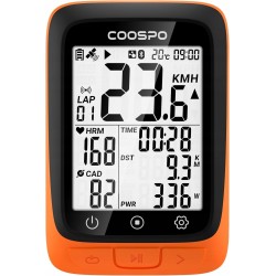 USZKODZONY COOPSO BC107 bezprzewodowy licznik rowerowy GPS ekran LCD 2,4"