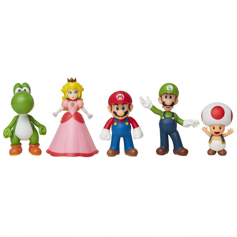 Outlet Super Mario Luigi Peach Yoshi Toad figurka Jakks od 5 do 8 cm OPIS Outlet Super Mario Luigi Peach Yoshi Toad figurka Jakks od 5 do 8 cm OPIS