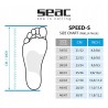 Outlet Płetwy Seac Speed 0710033180413A rozmiar 36-37 ergonomiczny kształt