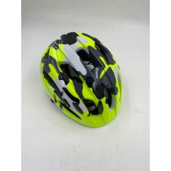 Outlet Kask rowerowy moro zielono czarny rozmiar M regulowany